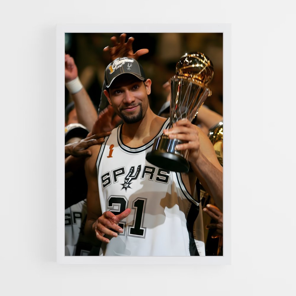Poster Spurs Éternels – affiche Basketball (vue 3)